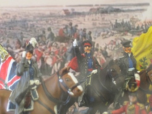 Wellington in action Waterloo 1815