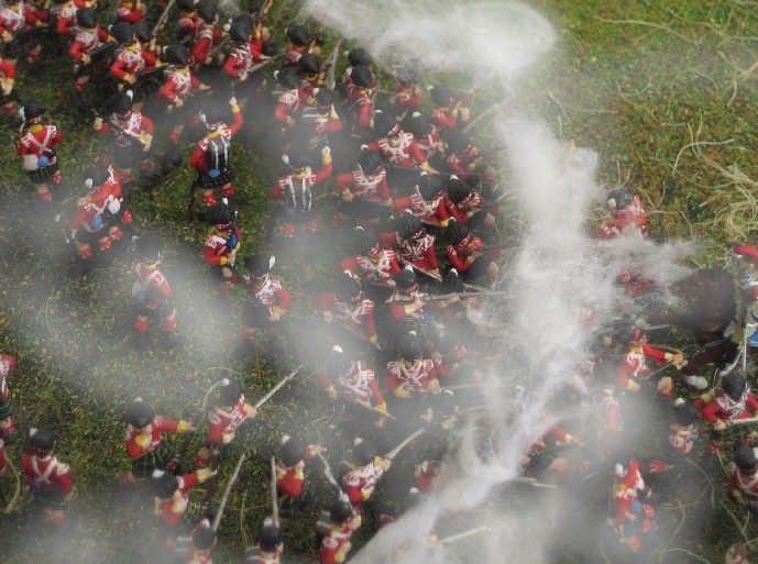 Wellington in action Waterloo 1815