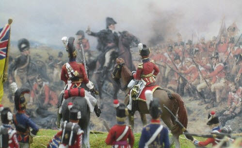 Wellington in action Waterloo 1815