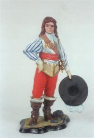 infantry officer - 90mm model soldiers
