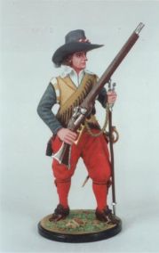 musketeer- 90mm model soldiers