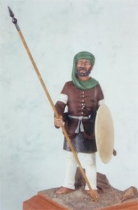 bedouin warrior - 90mm model soldiers