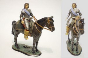 cavalry officer tol90 08 - 90mm model soldiers