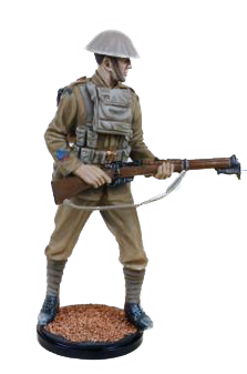 infantryman, british 1916 - 110mm model soldiers
