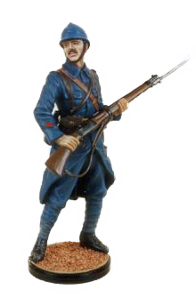 infantryman, french 1916  - 110mm model soldiers
