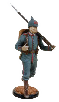 infantryman, german 1914  - 110mm model soldiers
