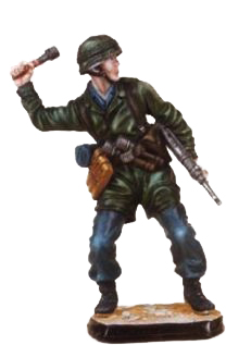 royal marine 1914  - 110mm model soldiers